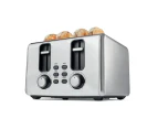 4 Slice Stainless Steel Toaster - Anko