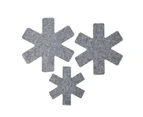 Pan Protectors, 3 Pack Grey - Anko