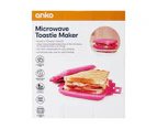 Microwave Toastie Maker, Pink - Anko