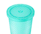 Smoothie Tumbler, Aqua Textured  - Anko