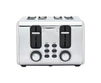 4 Slice Stainless Steel Toaster - Anko