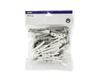 48 Pack Pegs,White and Grey - Anko