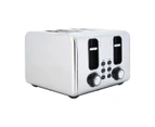 4 Slice Stainless Steel Toaster - Anko