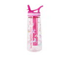 Unicorn Flared Drink Bottle, 650ml Pink  - Anko