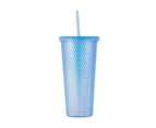 Smoothie Tumbler, Blue Textured - Anko