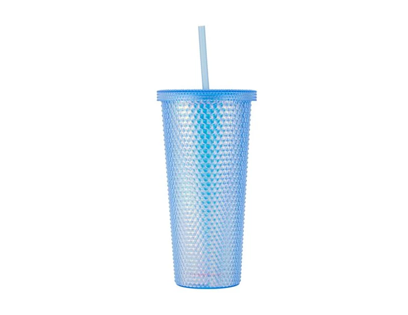 Smoothie Tumbler, Blue Textured - Anko