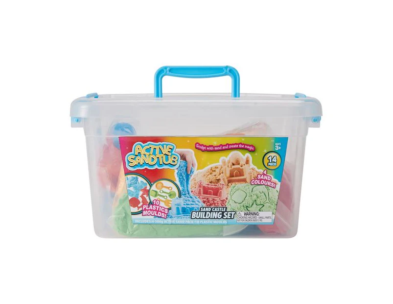 Sand Castle Building Set - Active Sand Tub