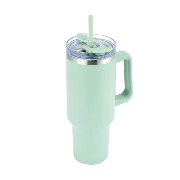 Jumbo Tumbler with Handle, 1.18L Green  - Anko