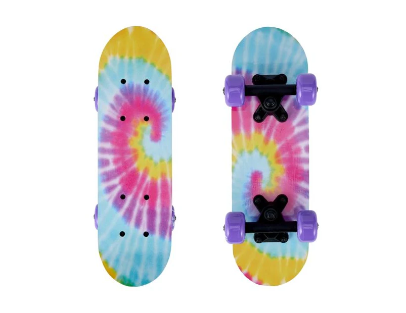 17in. Mini Skateboard, Tie Dye - Anko