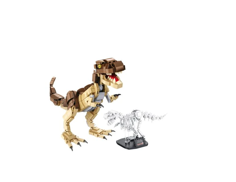 Mini Blocks Dinosaur Series, 898 Piece: T-Rex Playset - Anko