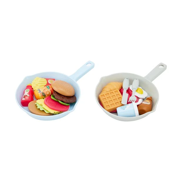 Frying Pan & Food Playset, Assorted - Anko