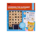 Wooden Stamp Activity Set, Learning the Alphabet - Anko