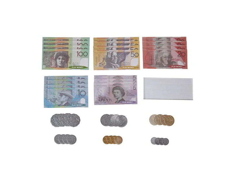 Play Money Australian Notes and Coin - Anko