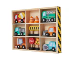 Wooden Construction Vehicle Set - Anko