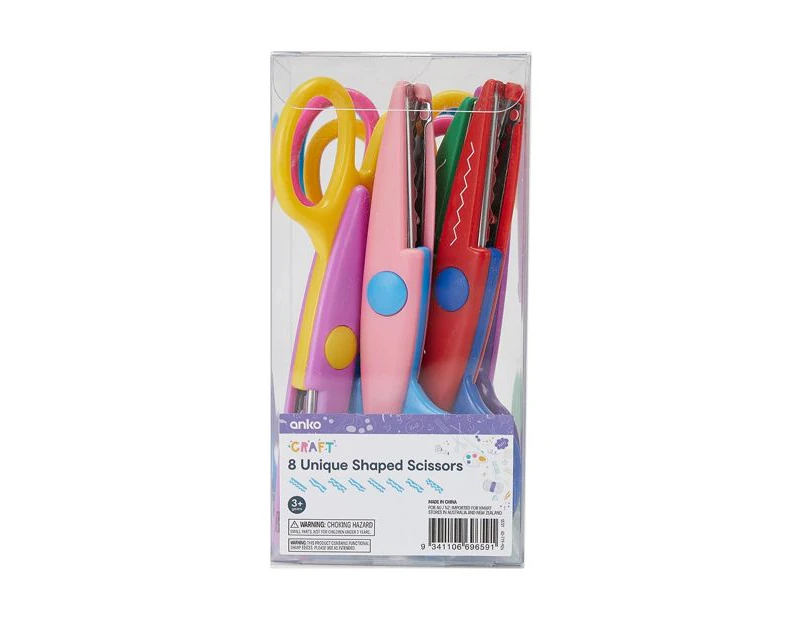 7 Unique Shaped Scissors - Anko