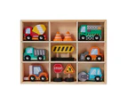 Wooden Construction Vehicle Set - Anko