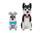 Mini Blocks Animal Series: Dog with Puppy Playset, Assorted - Anko