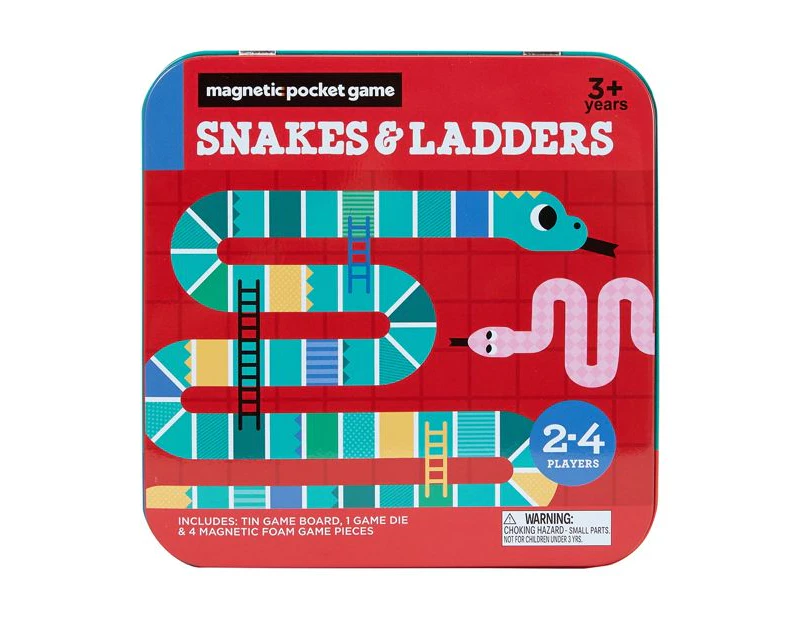 Snakes & Ladders Magnetic Pocket Game - Anko