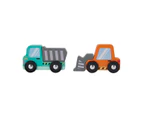 Wooden Construction Vehicle Set - Anko