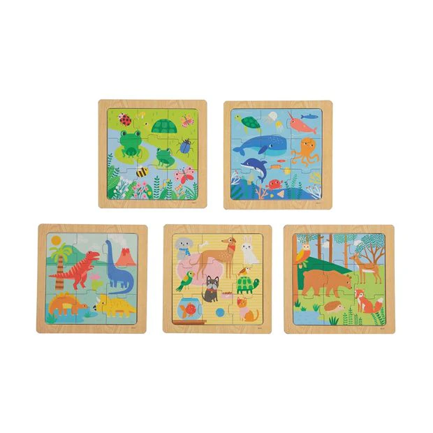 Wooden Jigsaw Puzzle, Assorted - Anko