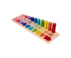 Wooden Stack & Count Learning Set - Anko