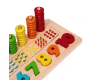 Wooden Stack & Count Learning Set - Anko