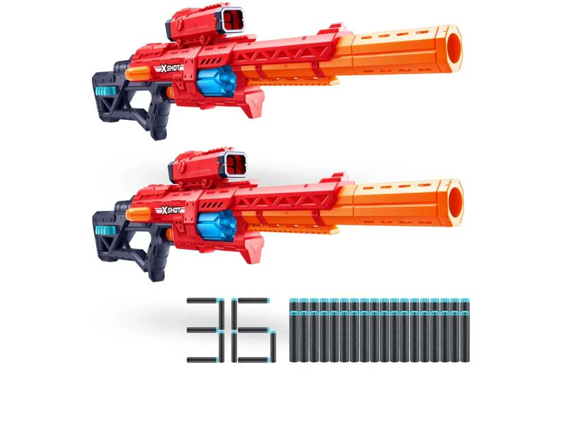 X-Shot Excel Ranger X8 Blaster 2 Pack (36 Darts) By ZURU