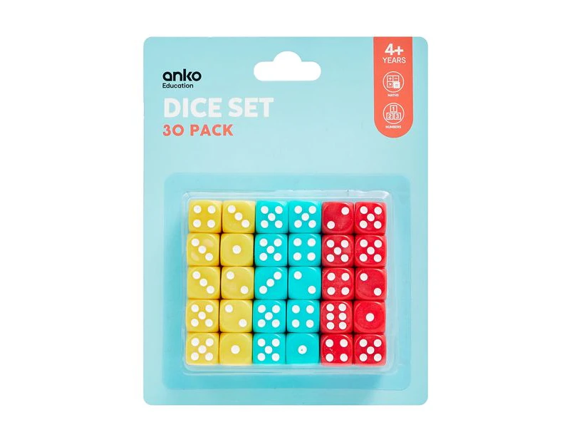 Dice Set, 30 Pack - Anko