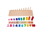 Wooden Stack & Count Learning Set - Anko