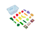 Food Shopping Basket Set, 22 Pieces - Anko