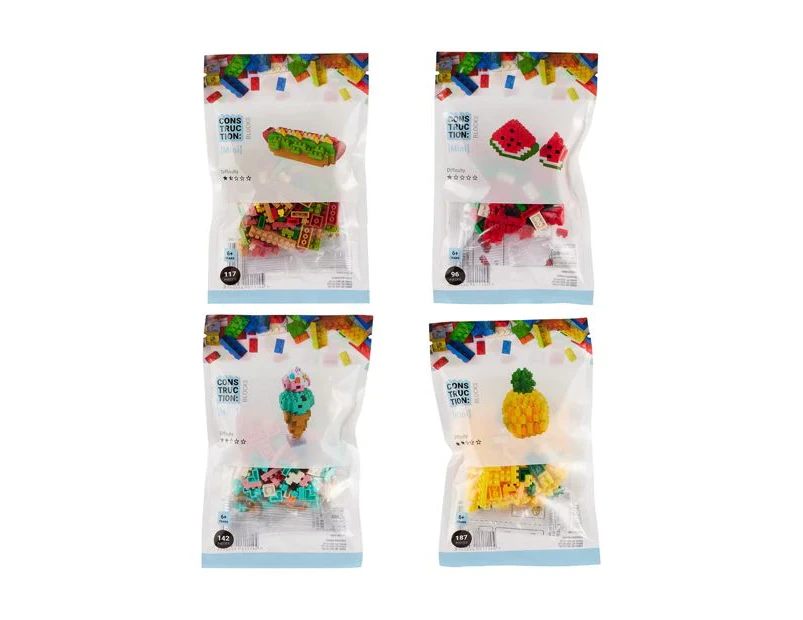 Mini Construction Blocks, Assorted - Anko