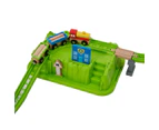 Wooden Train Set with Storage - Anko