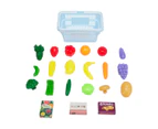 Food Shopping Basket Set, 22 Pieces - Anko