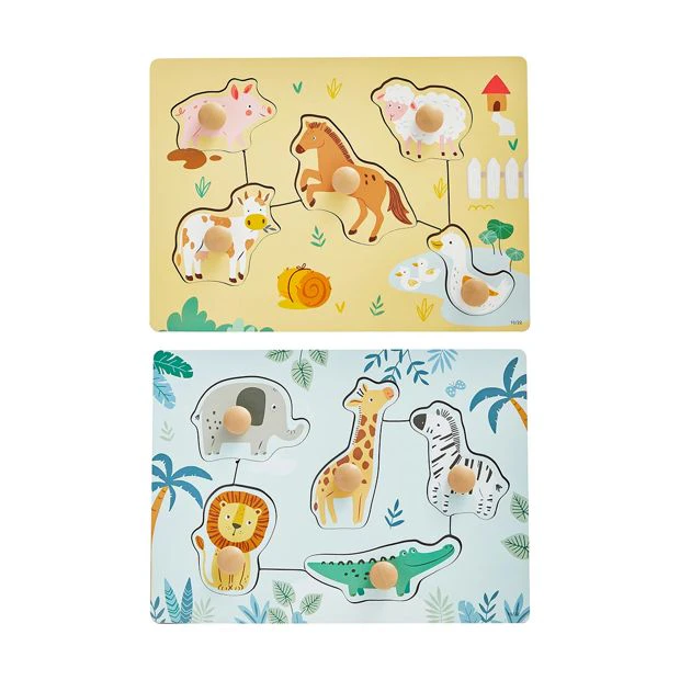 Easy Grip Animal Puzzle, Assorted - Anko