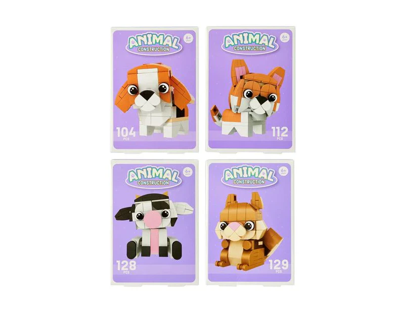 Animal Construction Playset, Assorted - Anko