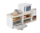 Wooden Dollhouse Deluxe Kitchen Set, 24 Pieces - Anko