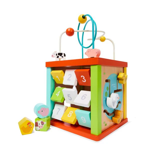 Wooden Activity Cube - Anko