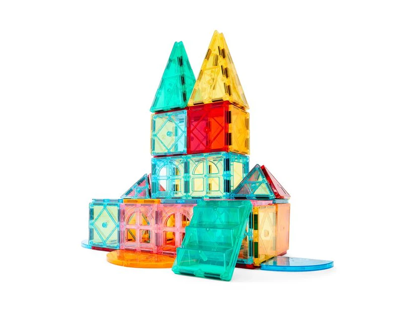 Magnetic Castle Tiles Mega Set, 100 Pieces - Anko