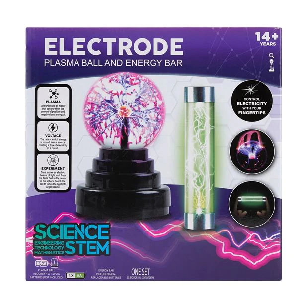 Electrode Plasma Ball & Energy Bar - Science Squad