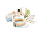 Dollhouse Furniture Deluxe Backyard, 14 Piece Set - Anko