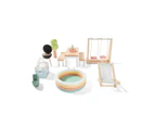 Dollhouse Furniture Deluxe Backyard, 14 Piece Set - Anko