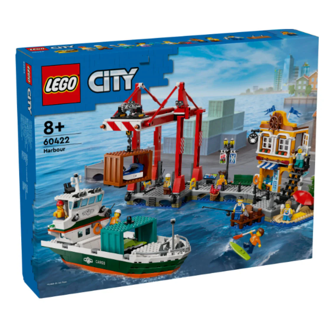 LEGO® City Seaside Harbour with Cargo Ship 60422