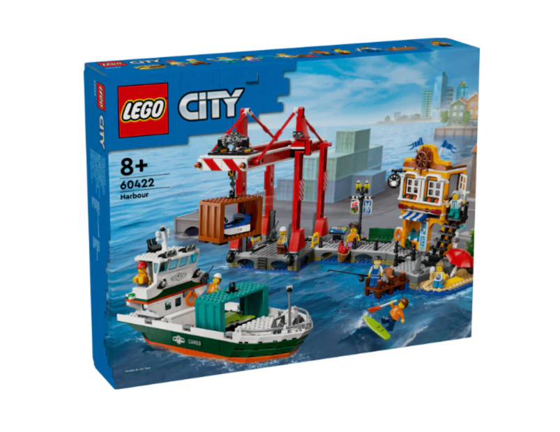 LEGO® City Seaside Harbour with Cargo Ship 60422