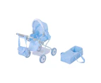 Deluxe Toy Pram & Bag, 4 Piece  Set - Anko