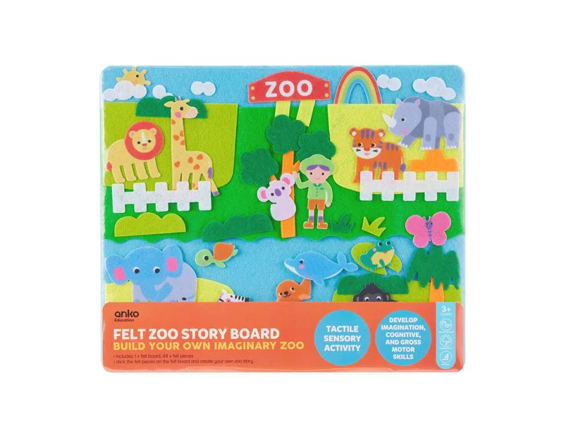 Felt Zoo Story Board: Build Your Own Imaginary Zoo - Anko