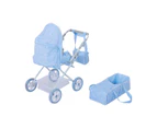 Deluxe Toy Pram & Bag, 4 Piece  Set - Anko