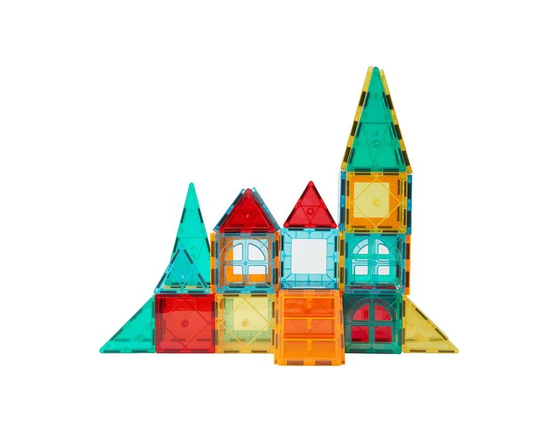 Magnetic Tiles Castle 50 Piece Set - Anko