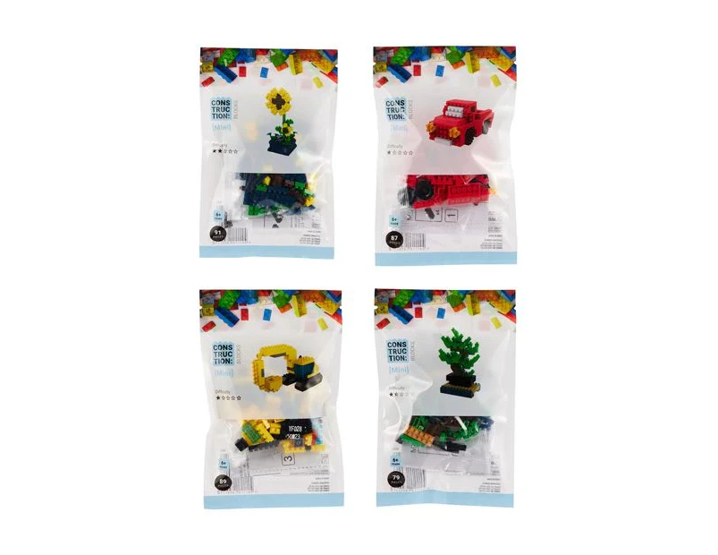 Mini Construction Blocks, Assorted - Anko