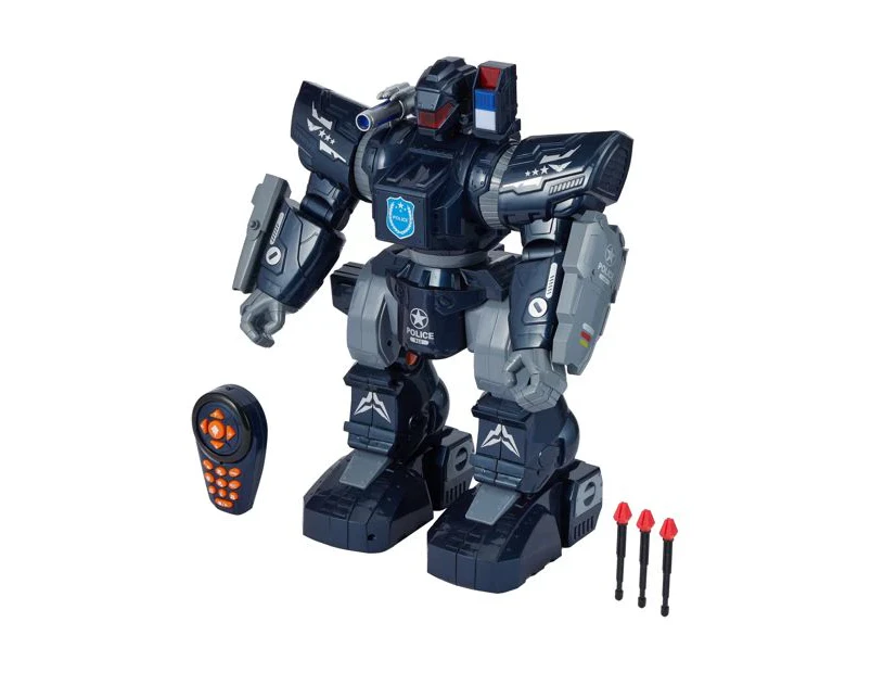 Remote Controlled Police Robot Toy - Anko