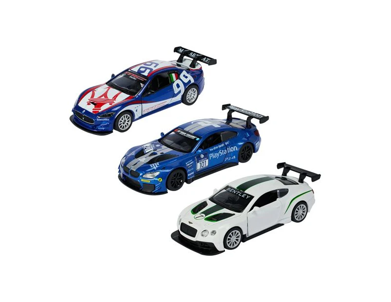 Metal Speed Zone 1:38-43 Scale Diecast Cars - 3 Pack